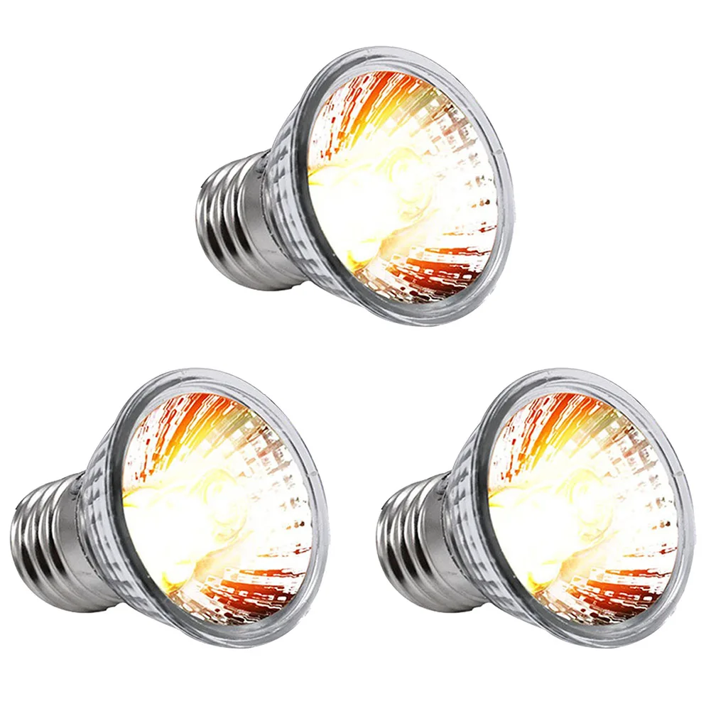 25/50/75W UVA UVB Reptile Heating Light Bulb Snake Turtle Pet Full Spectrum Basking UV Light Bulbs Heating
