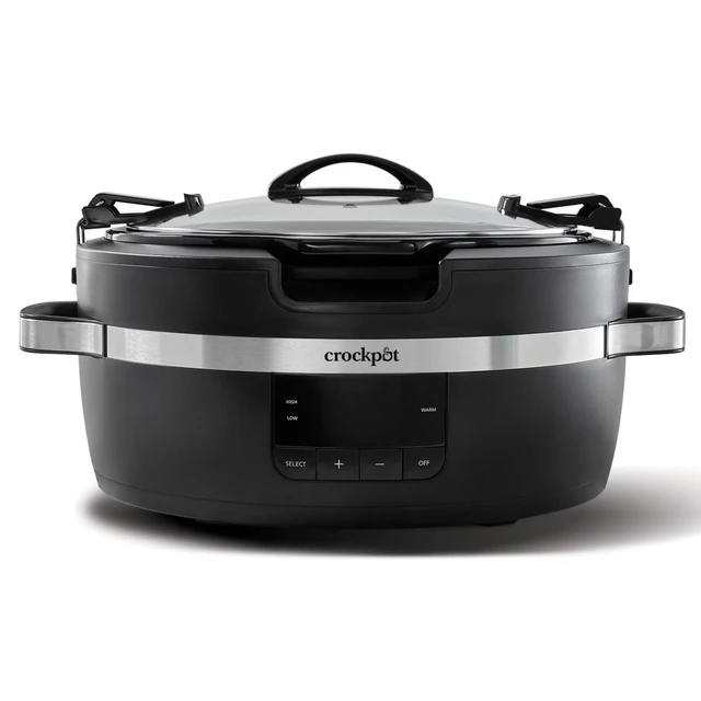 6 Qt. Analog Metallic Red Slow Cooker