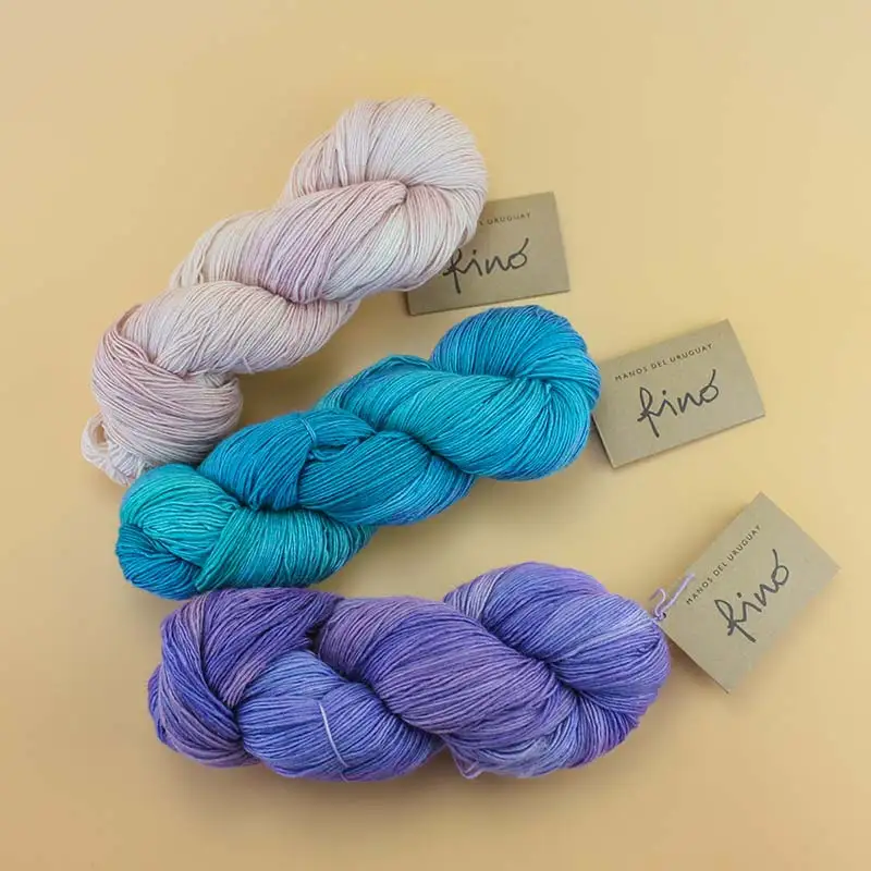 Manos Fino 70% merino 30% silk Handdyed Yarn From Uruguay 2