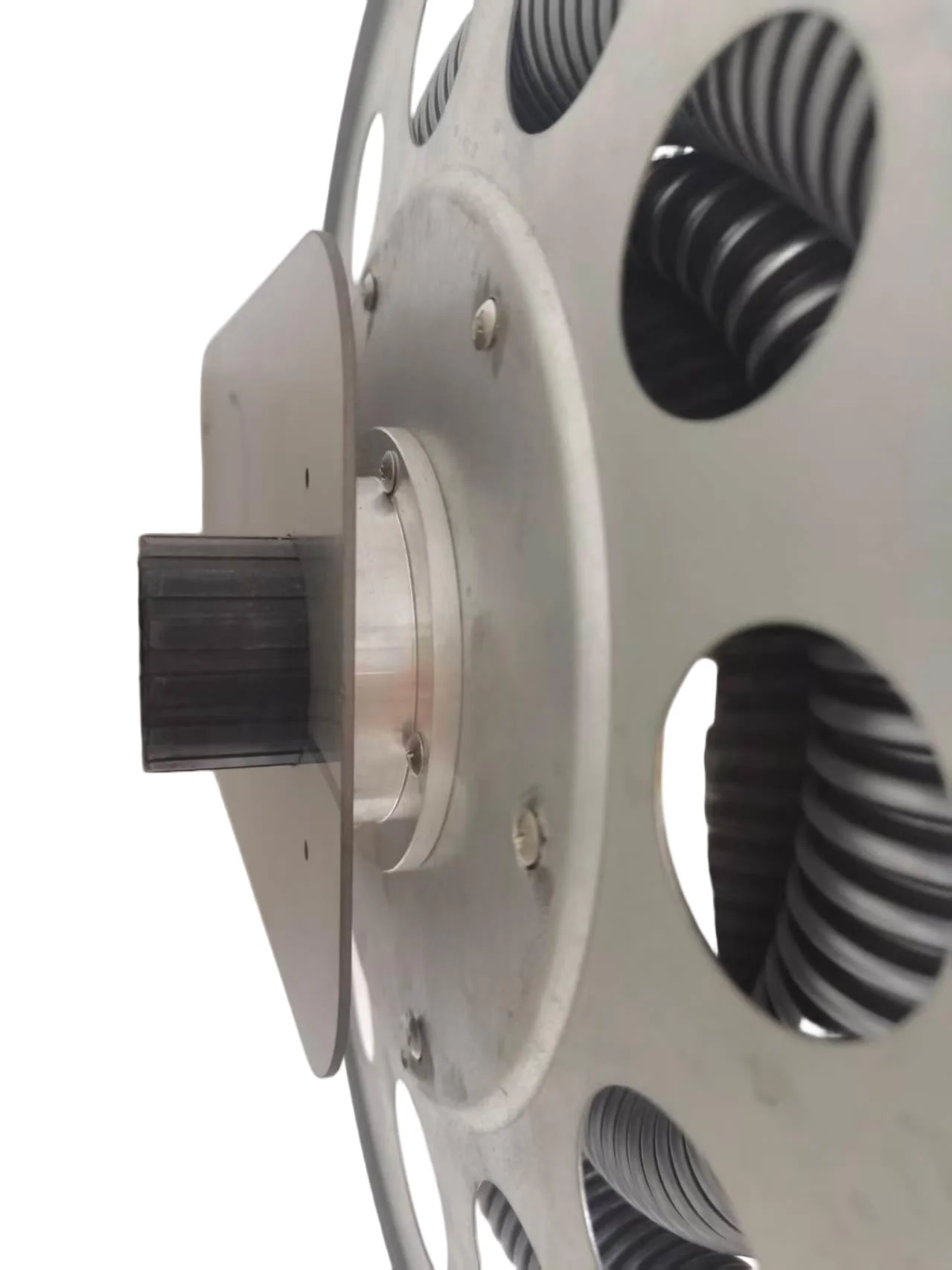 Vacuum Hose Reel With 30ft Extension Retractable Hose, 1-1/4'' Wall Mount Vacuum