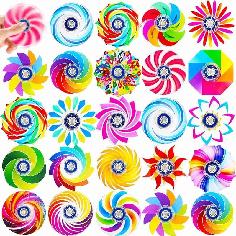 50-10개 미니 피젯 스피너 대량 파티 선물 교실 상품 불안증 ADHD OCD ..