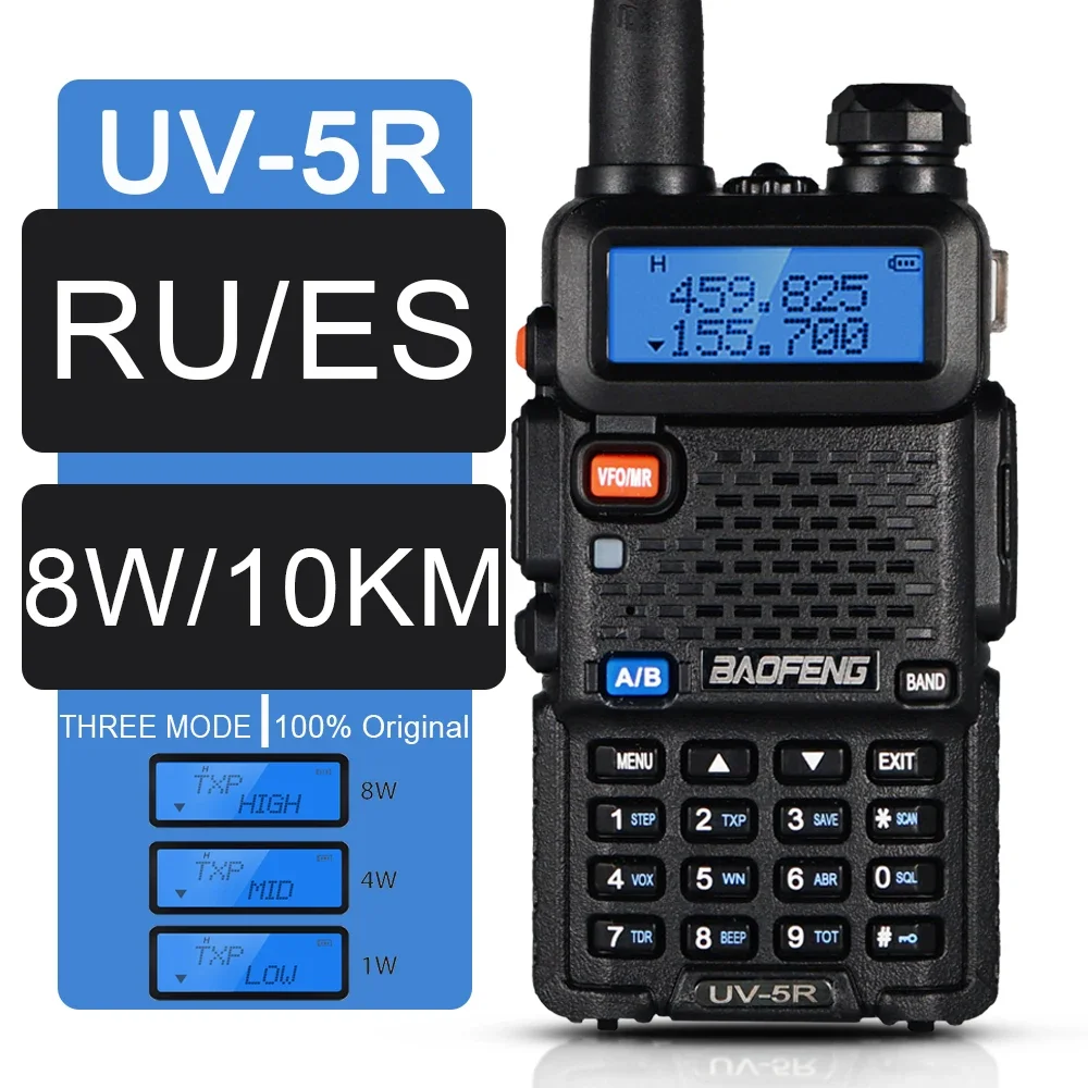 Radio Techside TS-T9+ Dual Band - 8W, Compatibile Midland, Per SoftAir E Trekking - Foto 11