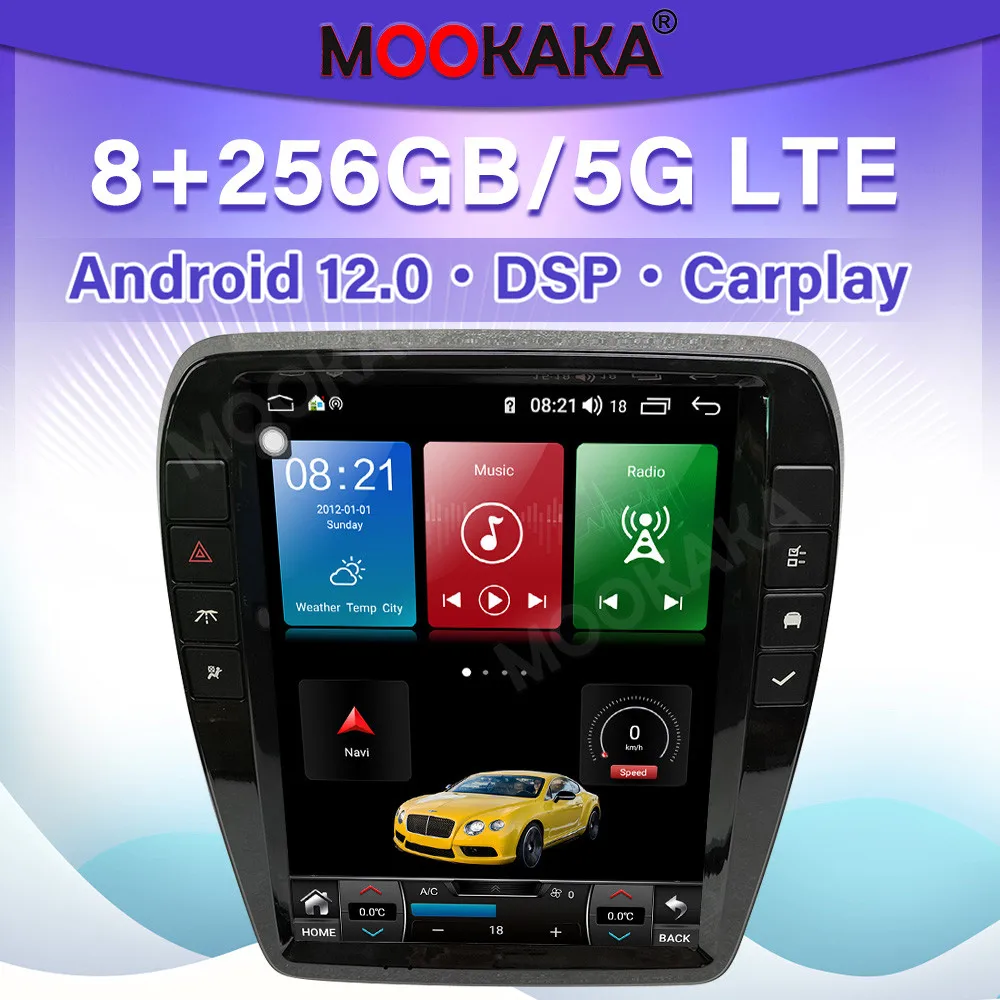 

12.1" 8+256GB Carplay GPS For Buick Enclave 2009-2013 Android 12 Multimedia Player Auto Touch Screen Car Stereo Radio Head Unit