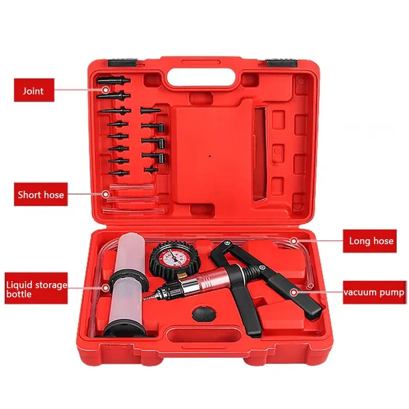 Electric Vacuum Pump Automotive Tools Handheld Hand Vacuum Pump Kit Vacuum Pistol Pump Tester