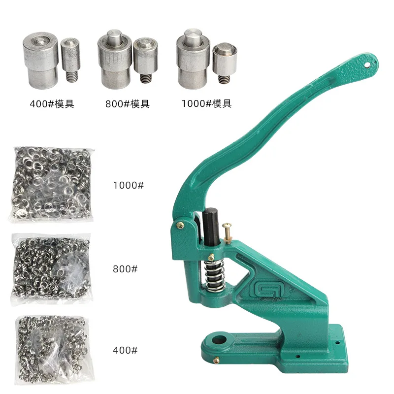Punch Manual Installation Tool Grommet Eyelet Machine Hand Press Sew Pressing Clamp Machine DIY Manual Snap Eyelet Press machine