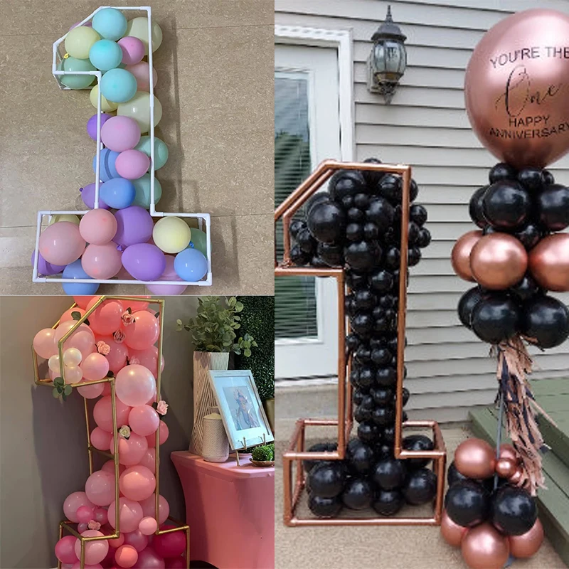 

Гигантская Мозаика из ПВХ с цифрами 1 рамка геометрический воздушный шар мозаичный шаблон 1 ребенок на первый день рождения