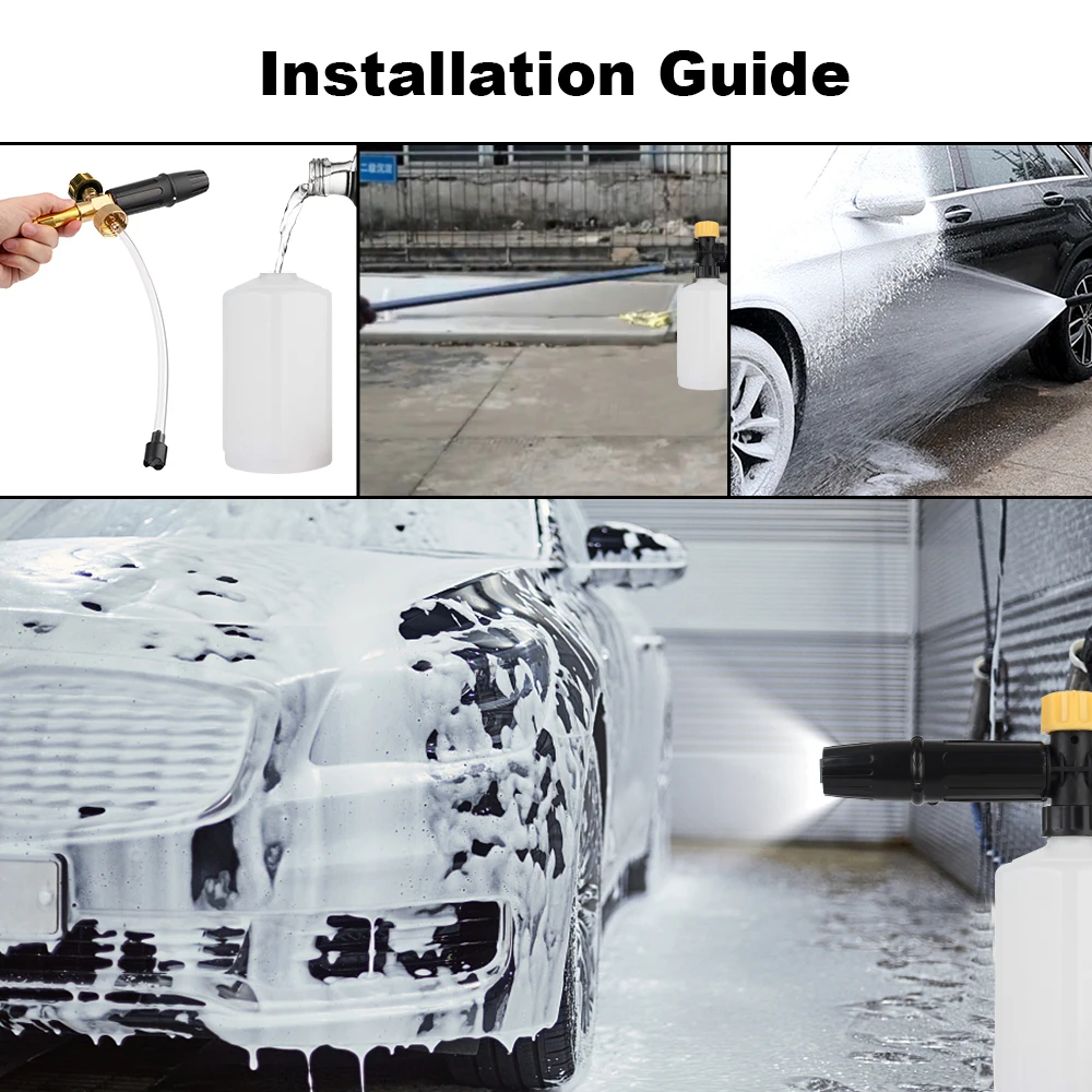 고압 세척기 세차 물총, 거품 발생기, 거품 랜스 청소 도구, Karcher 크란즐 Interskol Elitech Huter