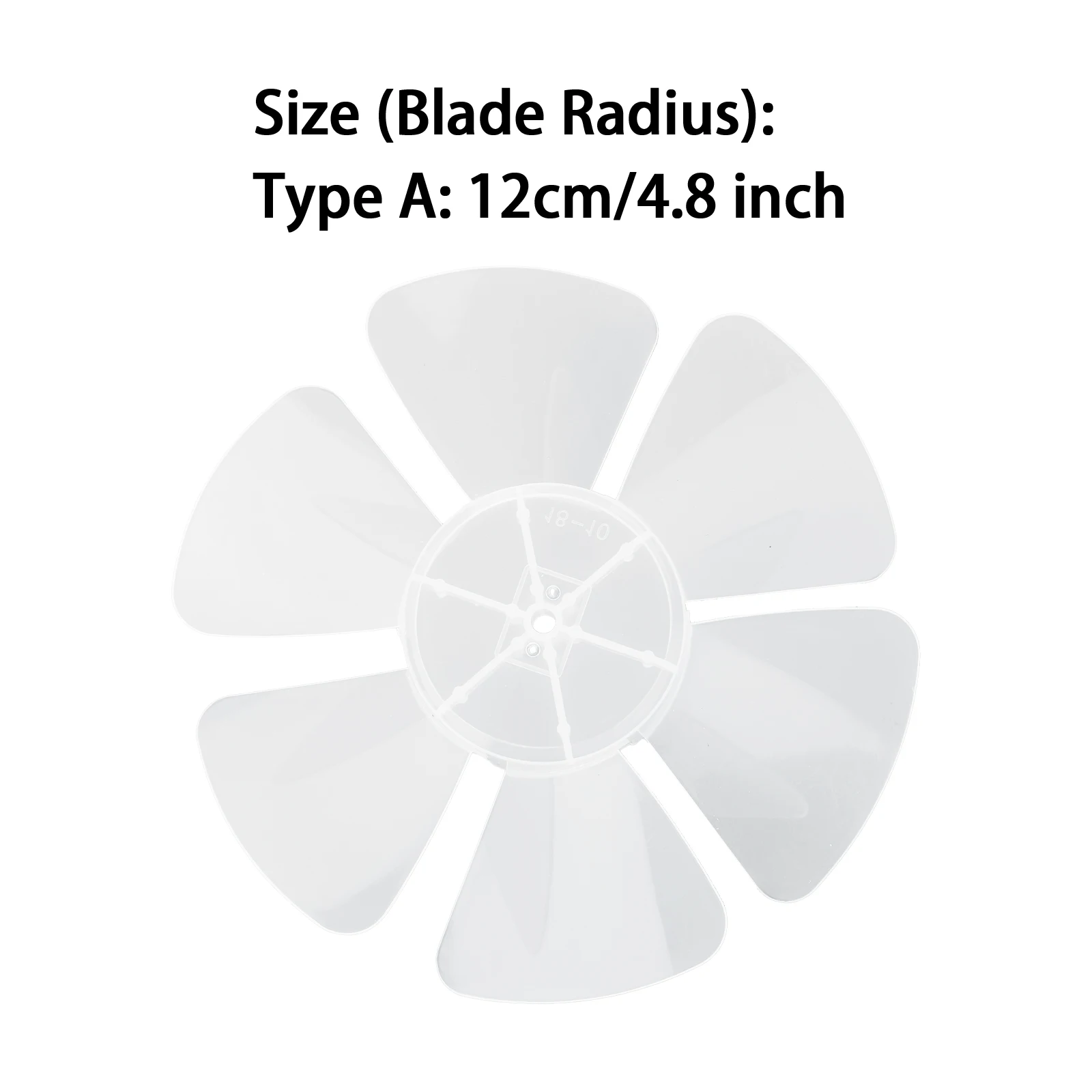 

Household Floor Fans Plastic Fan Blade 3/6 Leaves with/without Fan Nut for Standing Pedestal Fan Table Fanner General Accessorie