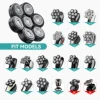 Kensen Razor Head Replacement Shaver Head Floating Washable Electric 7D Shavers Beard Practical Hair Trimmers Kit Cutter Blades 2