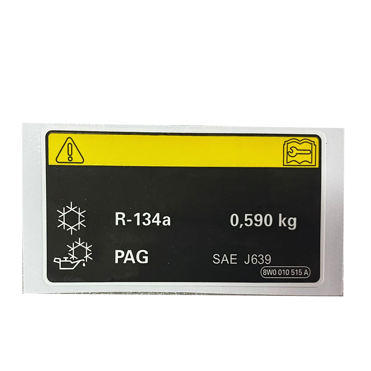 New Warning Car Sticker Air Conditioner Radiator Information Trim For Audi A3 Sportback A4 B8 A5 A6 C7 C8 A7 A8 Q2 Q3 Q5 Q7 R8