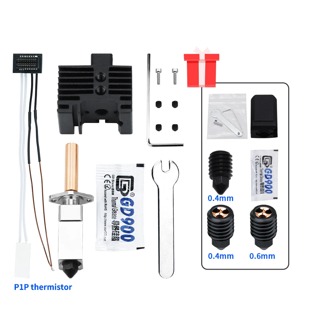 Upgrade Extruder Getriebe Für Bambu Lab 3D-Drucker - Gehärteter Stahl Für P1P, X1C