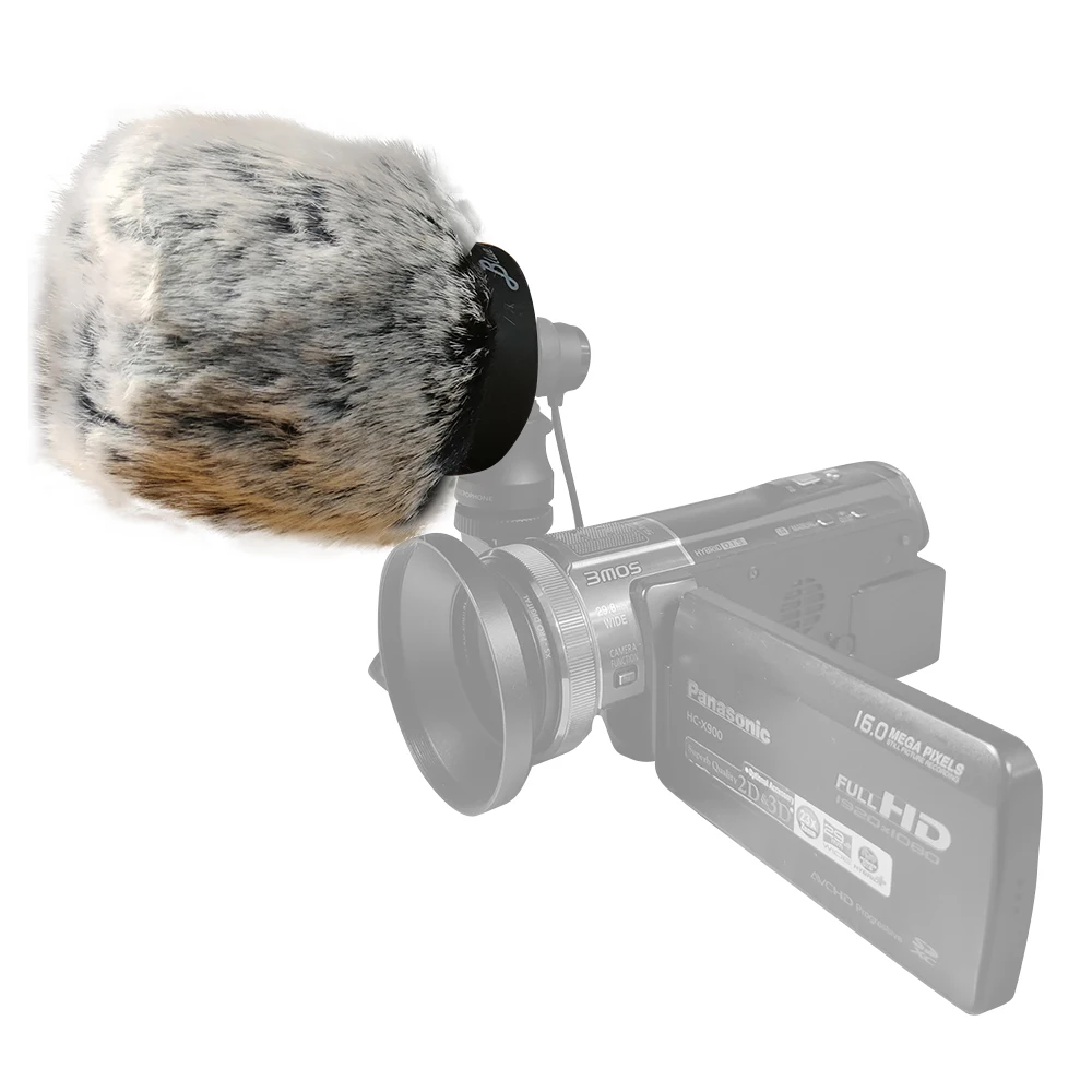 Blue Mantis Dead Cat Mic Parabrezza Riduce Il Rumore Del Vento Microfono Esterno Copertura Del Parabrezza Per Rode Videomic Go Ii Pop Filter