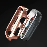 Coque pour Apple Watch 40mm 41mm 44mm 45mm, cadre rigide en PC, sans écran, antichoc, léger, iWatch SE série 9 8 7 6 5 4 2