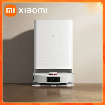 샤오미 미지아 D102 옴니 인피니트 로봇 걸레 진공 청소기, M30, 7000Pa 자체 청소 도크, 홈 먼지 처리 기계, 빈 먼지, 신제품