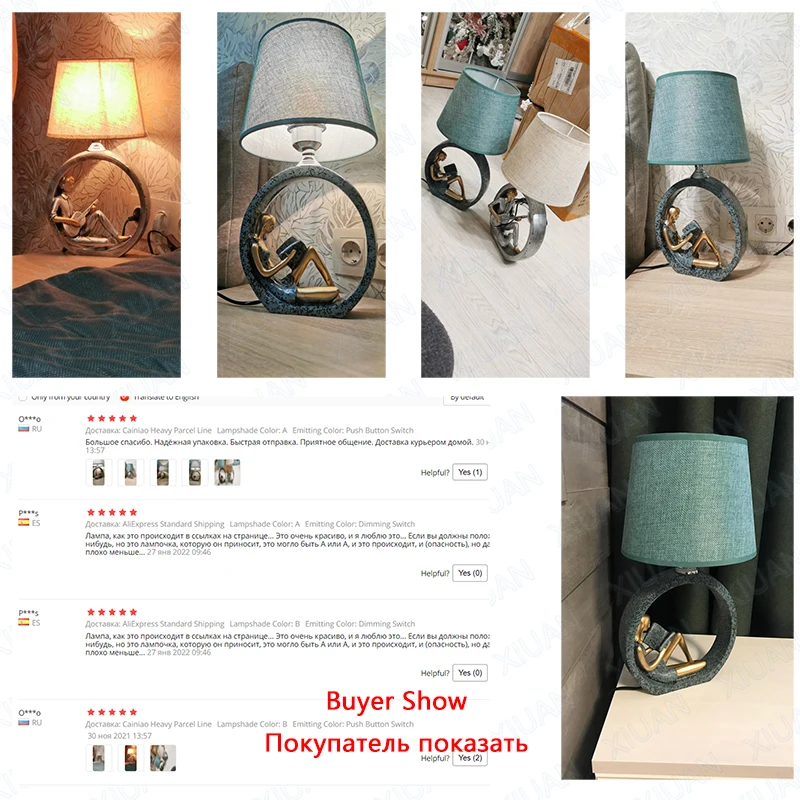 북유럽 아트 침실 침대 옆 테이블 램프, 천 전등갓, 디밍 야간 조명, LED 책상 램프, 공부 사무실 생일 선물