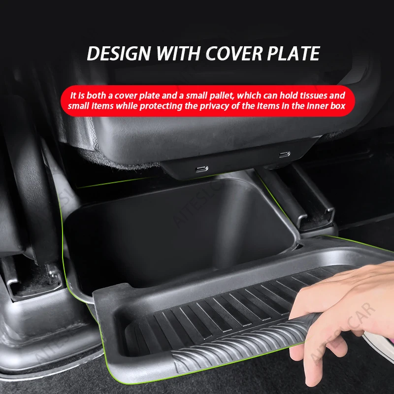 테슬라 모델 Y 2025 주니퍼 액세서리 수납함 뒷좌석 TPE 수납함 쓰레기통 신형 모델 Y 주니퍼용