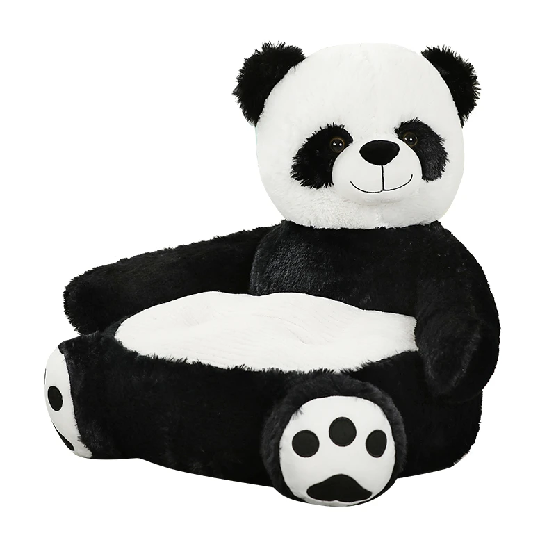 thumbnail image 1 of Funda de sofá de dibujos animados para niños, asiento de felpa, cómoda, Animal, oso Panda, silla portátil para bebé, regalo para niños sin Interior, 1 of 5