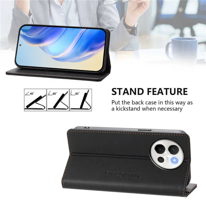 Luxury Anti-Theft Leather Wallet Flip Cover Phone Case
