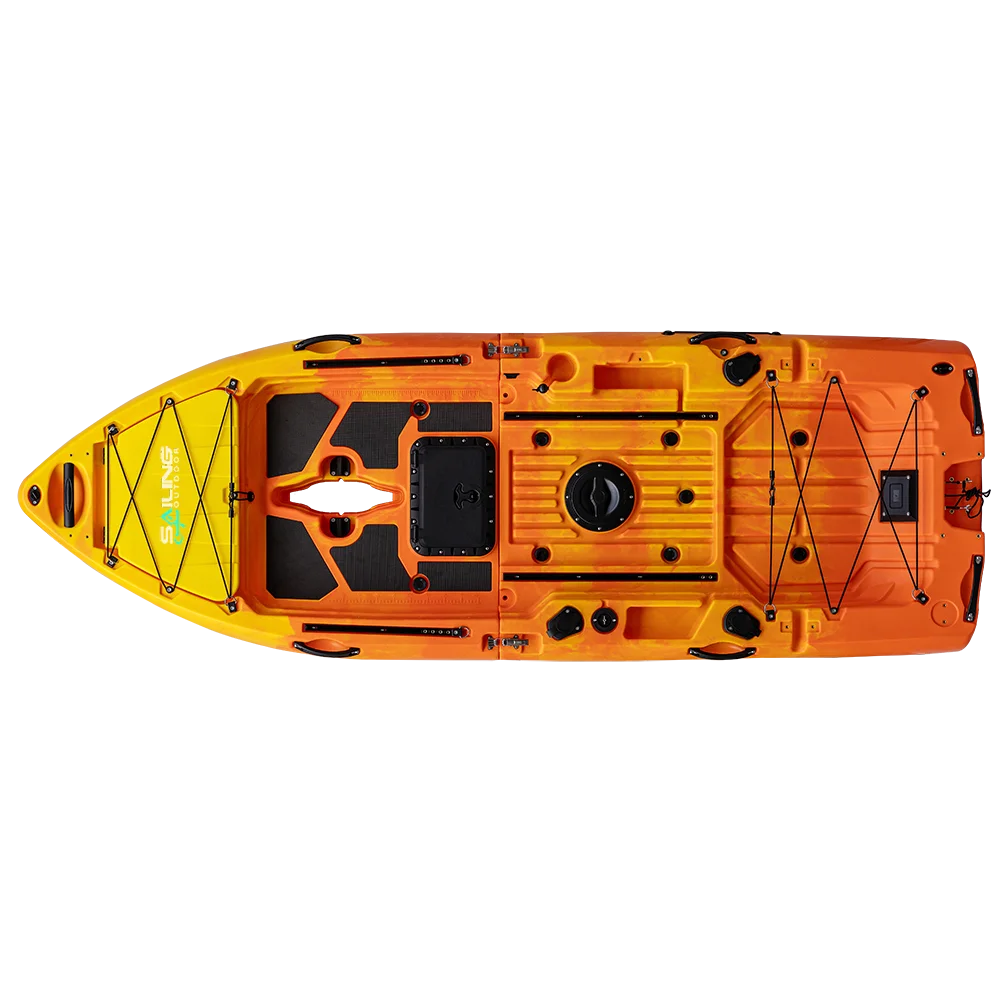 38inch Ultra Wide Durable Modular Kayak Fin Drive Surfing Water Deep Lakes Ocean Easy-to-Carry Outdoor Paddling Rowing Boat