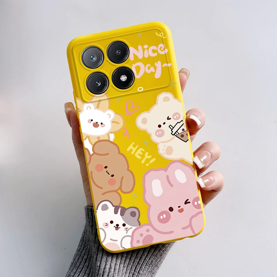 Cute Cartoon Cat & Frog Soft TPU Phone Case - Protective Bumper Cover