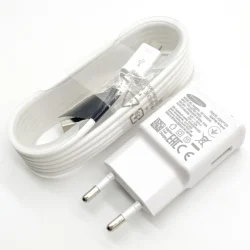 High - Speed 15W Quick Charging Adapter with 1.5M Micro USB Cable - White EU and Cable