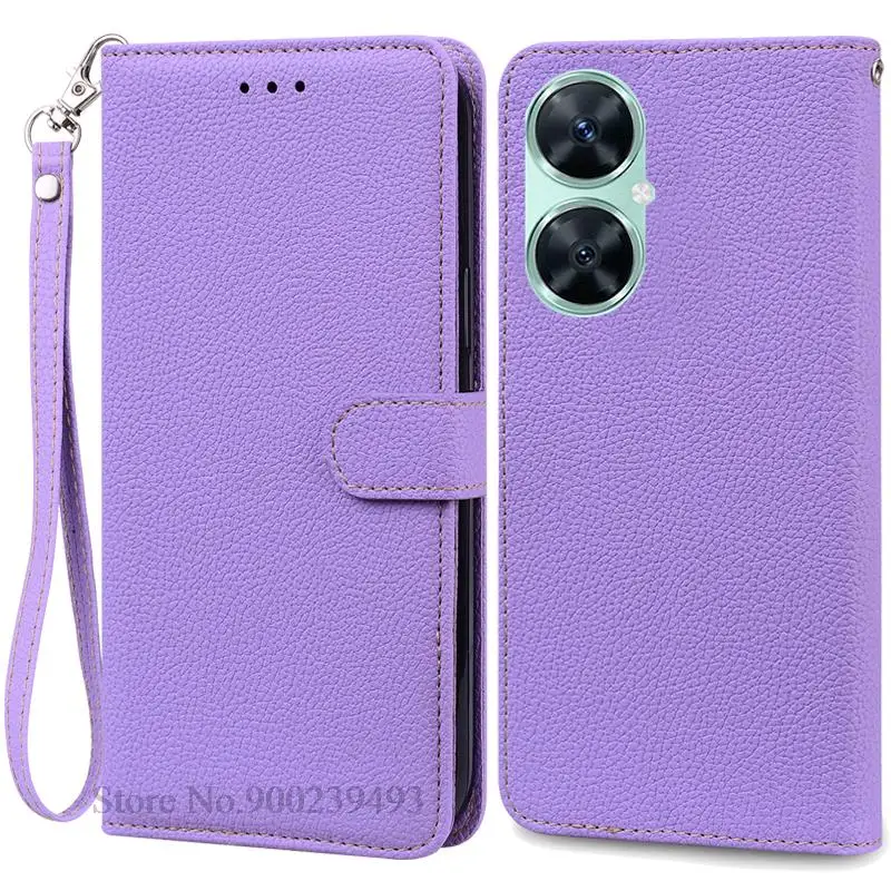 Elegant Leather Flip Wallet Case for Huawei Nova 11i - Premium Silicone Cover Coque s
