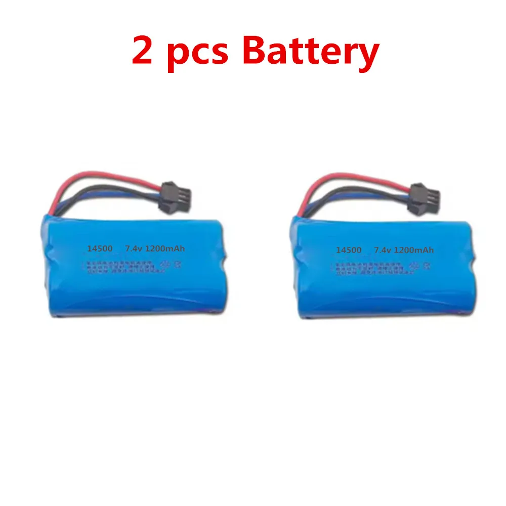 Trois batteries 7.4V 1200mAh pour drone JJRC C8812 et câble USB inclus