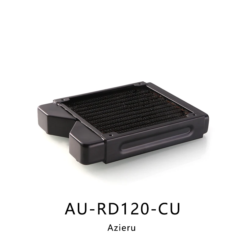 Bykski Azieru 120 240 360 480 mm Radiadores de Refrigeração de Água 28 mm Fino Radiador de Cobre Faça Você Mesmo Cooler para 120*120 mm Fãs - Imagem 4