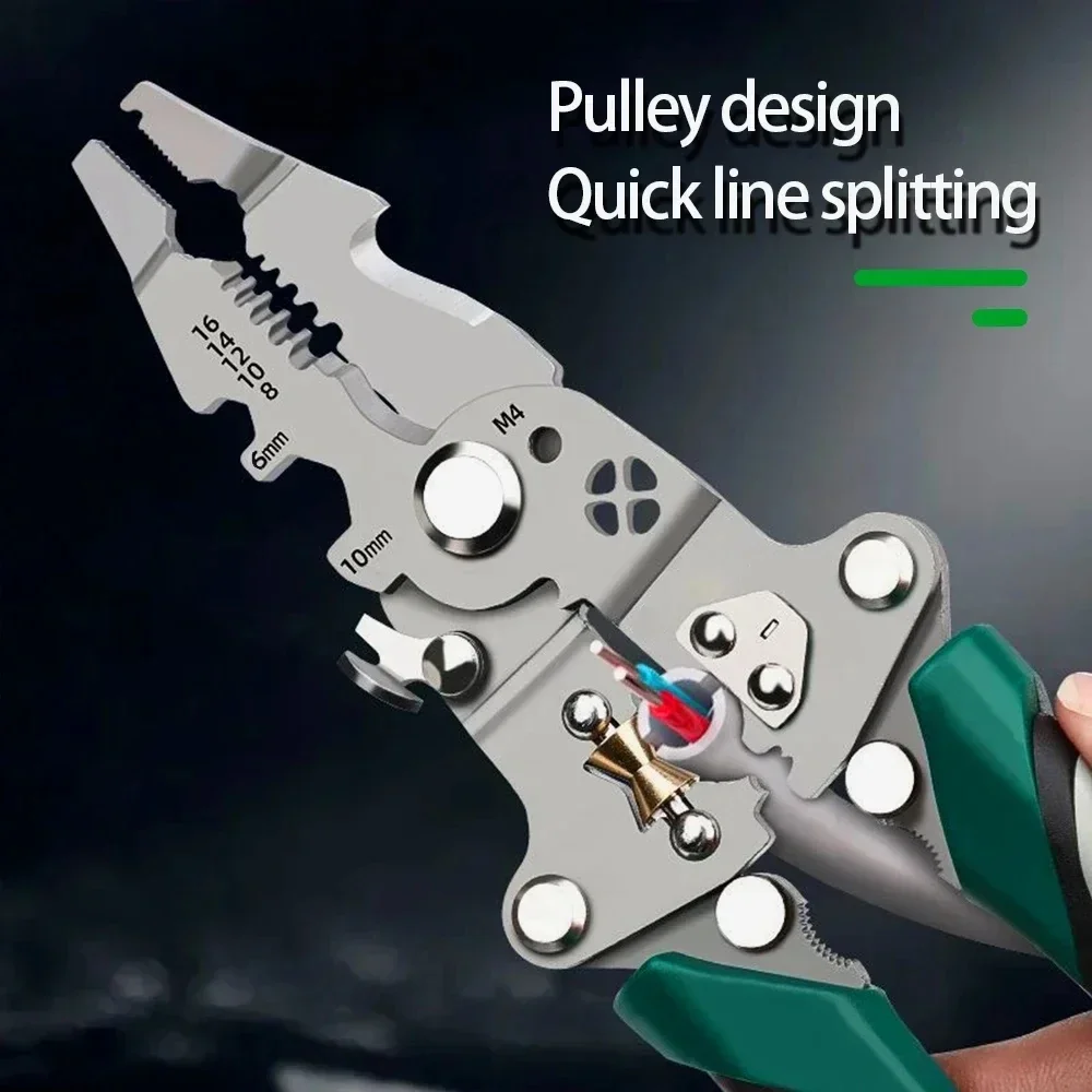 Foldable Wire Stripper with Pulley Design - Product Image 4