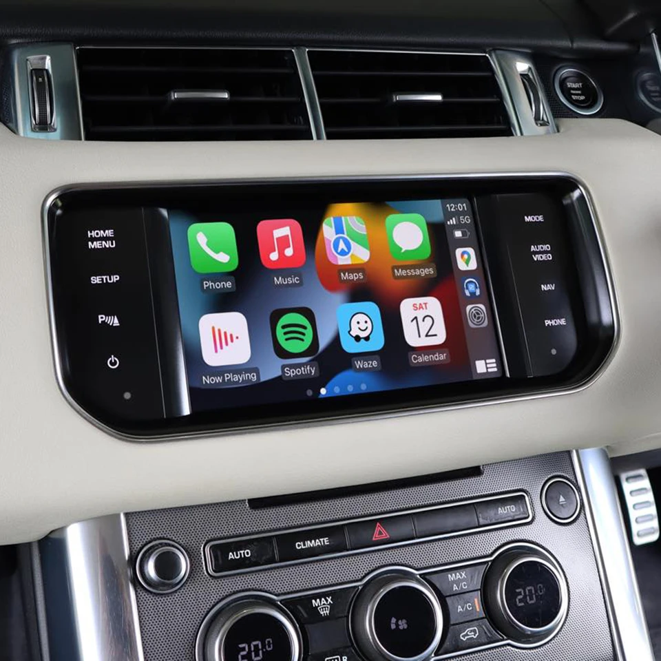 Wireless Carplay Android Auto Retrofit For Range Rover Evoque Discovery