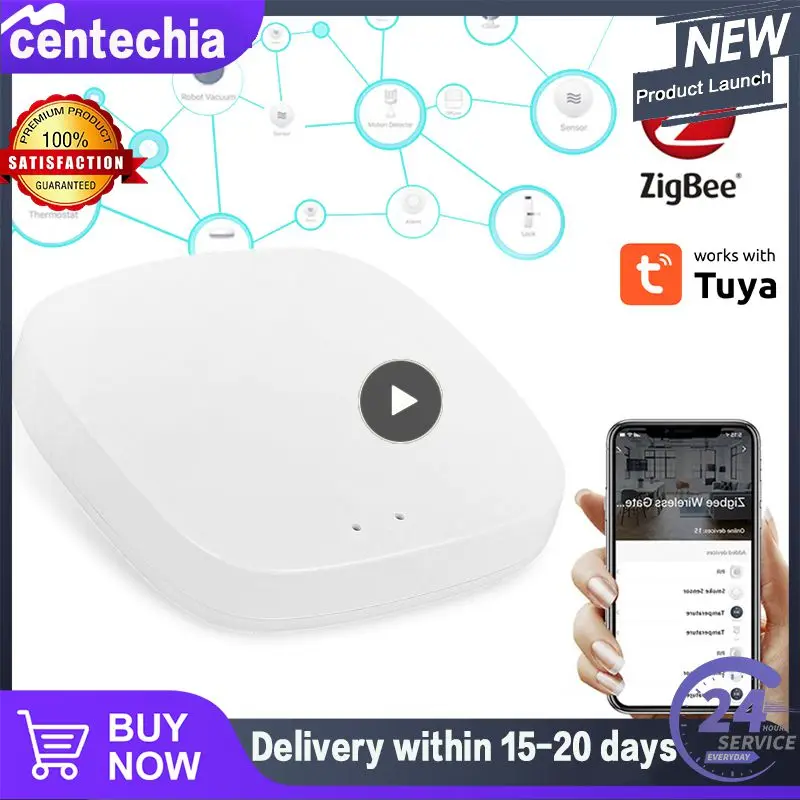 

Хаб Gateway для умного дома, 2,4 ГГц, Wi-Fi, дистанционное управление, приложение Smart Life, беспроводной мини-шлюз, умный мост, работает с Alexa