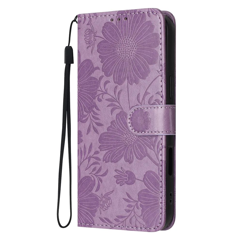 Elegant Leather Wallet Phone Case with Card Storage