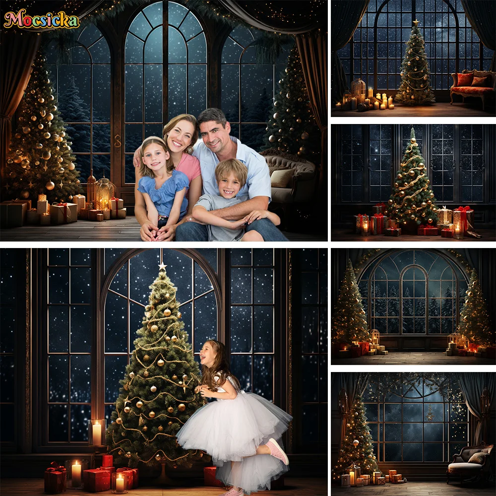 Fondo-de-ventana-de-Nochevieja-decoraci-n-de-rbol-de-Navidad-retrato ...