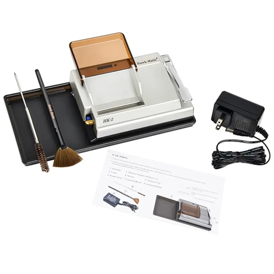 Hawk-Matic Automatic Tobacco Rolling Machine HK-2 Electric Tobacco Machine 5.5/6.5/8.0mm cigarette tube manufacturing machine 2