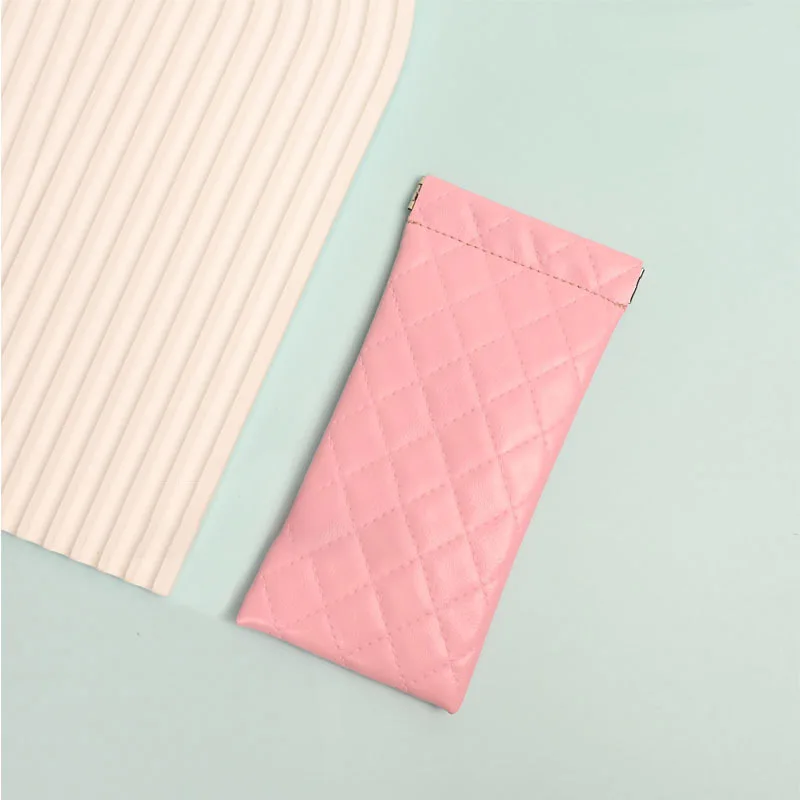 Neue Weiche Pu Ler Squeeze Top Sonnenbrille Tasche Männer Frauen
