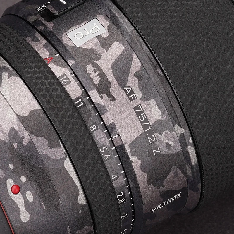 Viltrox Pro AF 75mm F1.2 니콘 Z 마운트 렌즈 스티커 비닐 랩 필름 렌즈 바디 보호 스티커 보호 코팅 AF75 F12