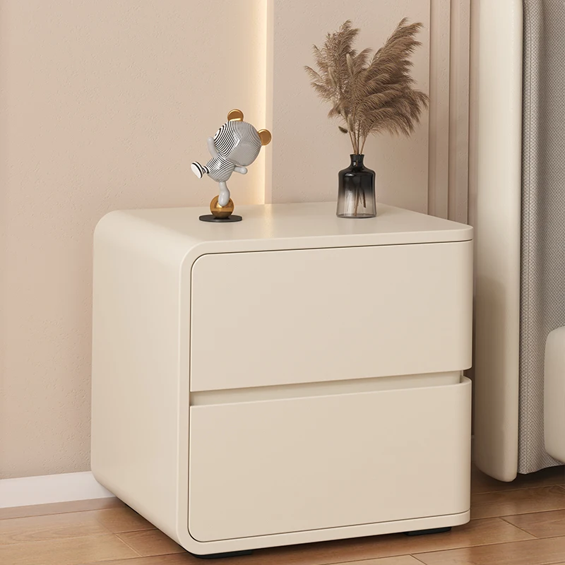 

Cheap Nordic Nightstand Modern Storage White Minimalist Drawer European Nightstand Luxury Trendy Mesitas Noches Home Furniture