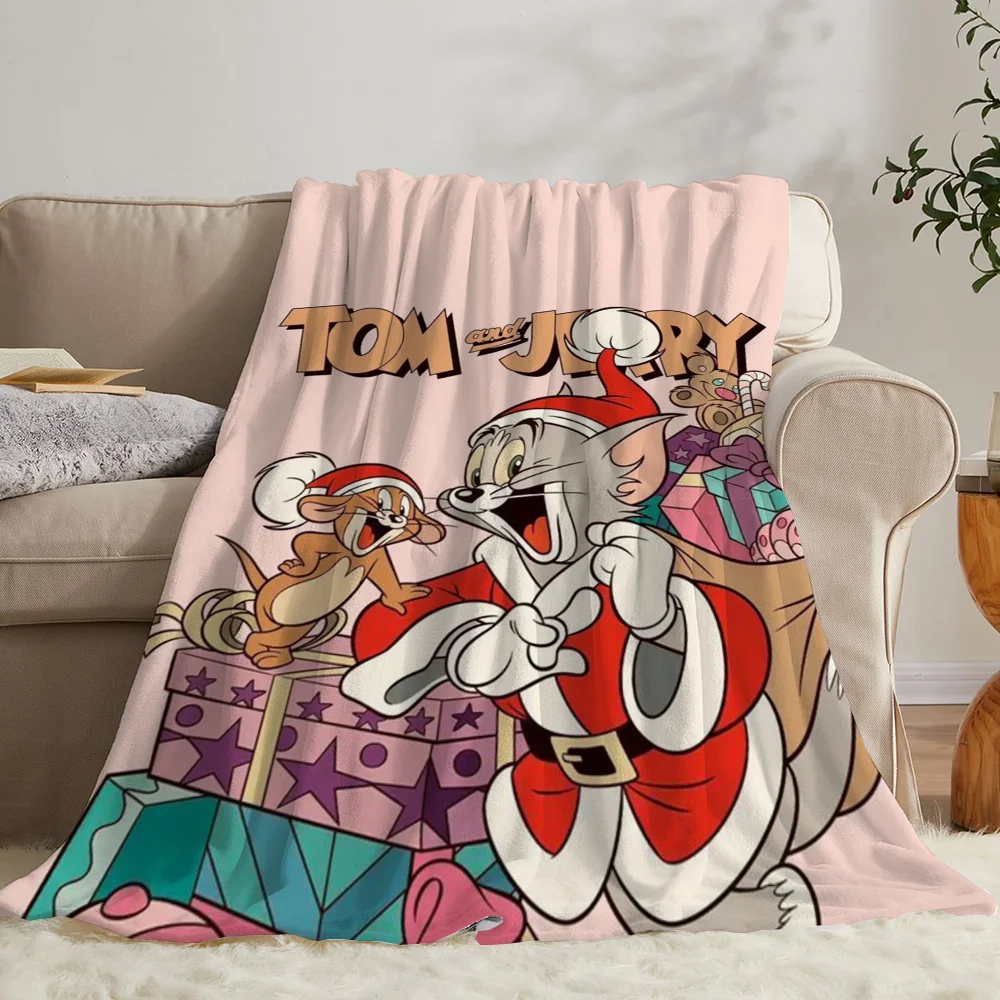 Microfiber Blanket King Size T-Tom and Jerrys Designer Throw Blanket Luxury Warm Winter Blankets for Sofa Bed Blankets & Throws 3