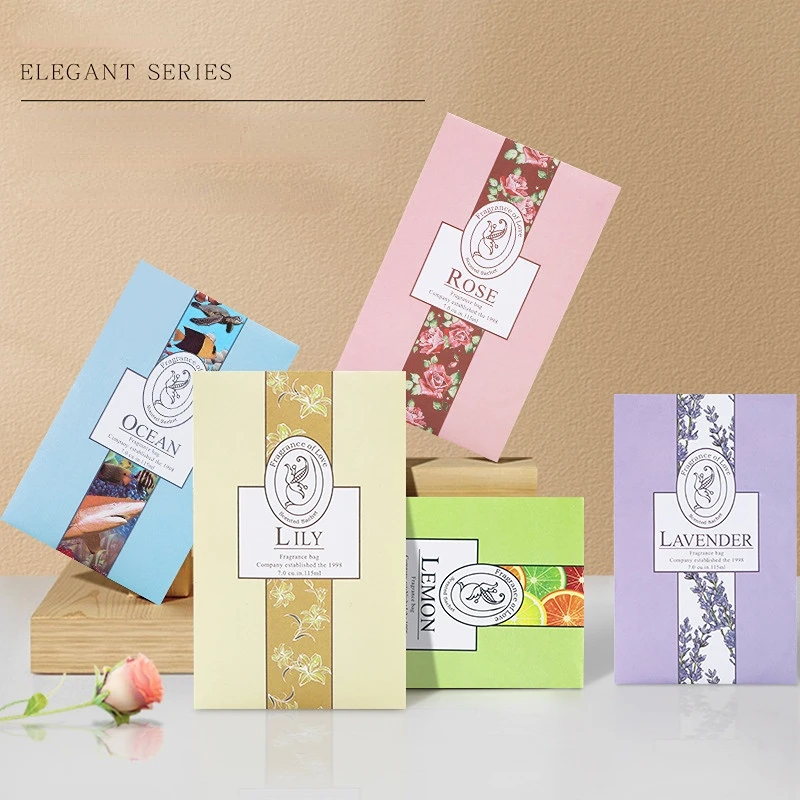 Deodorant Sachet Bags Fragrance Bags 5pcs Hanging Fragrant Natural Sachet Aromatherapy Bag For Wardrobe Closet Car