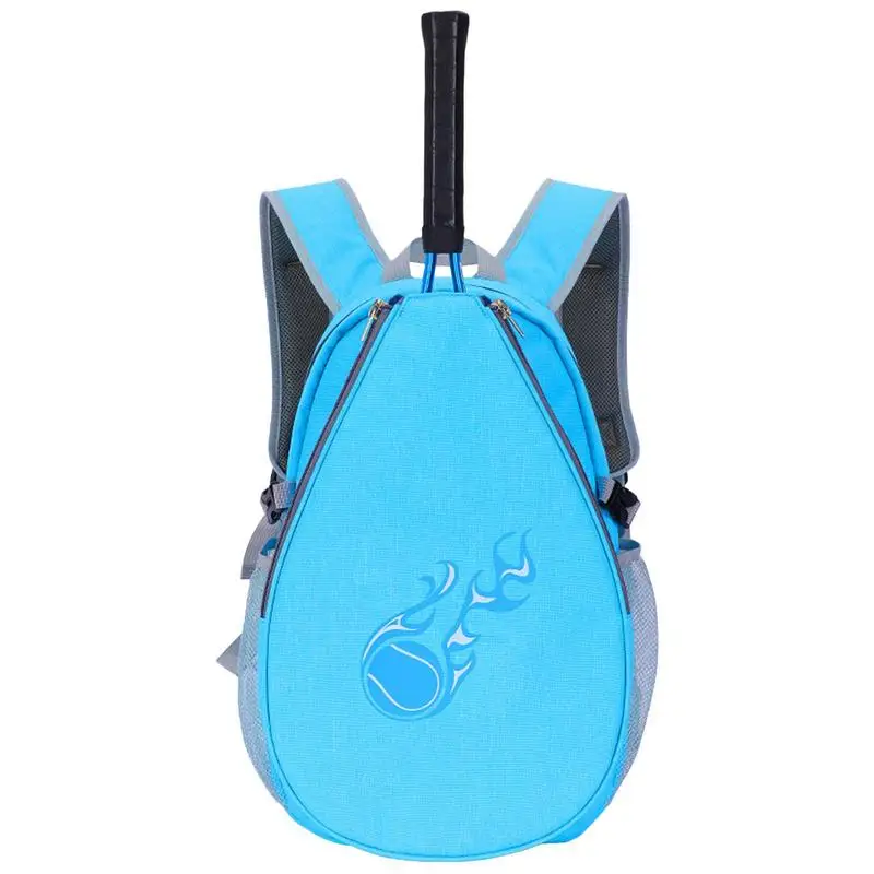 

Tennis Bag For Kids Waterproof Oxford Cloth Pickle Bags Tennis Racket Carrier Badminton Backpack With Multiple Pockets Tennis