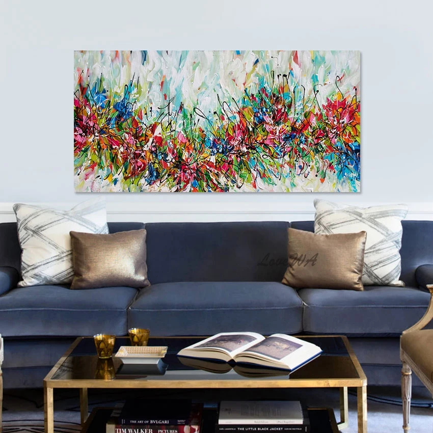 

Home Decoration Pieces Abstract Modern Paintings Acrylic Designs Hand Painted Artwork Canvas Wall Art Pictures For Hotels