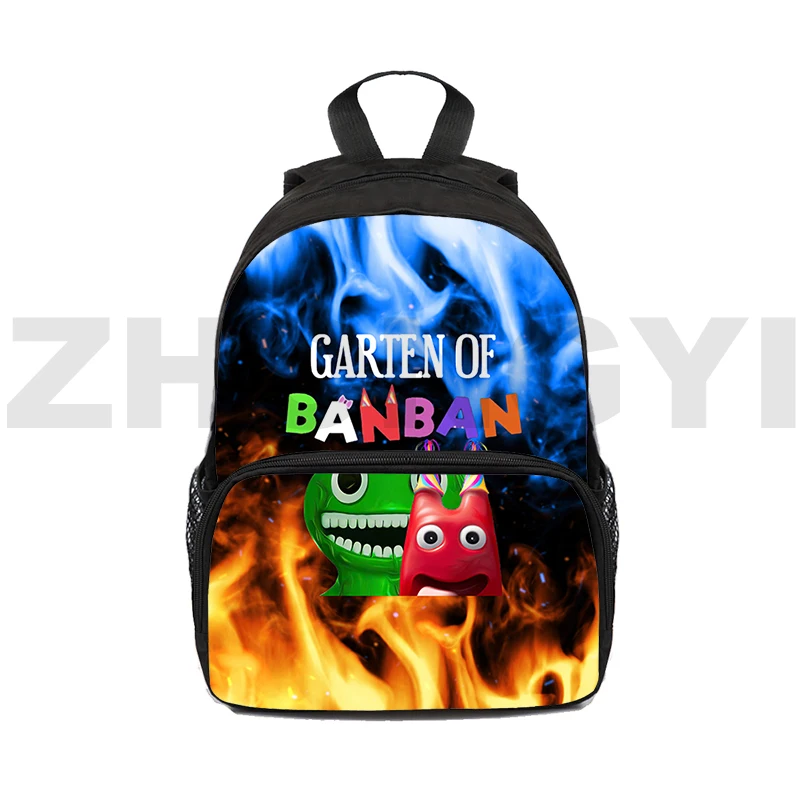 

3D Printed Mens Horror Game Garten of BanBan 2 Backpacks 12/16 Inch Trendy Travel Female Back Pack Boys Sport Study Schoolbags