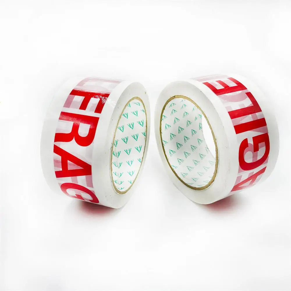 홈 퍼니싱 레드 보안 포장 카톤 익스프레스 포장 스티커, 70cm Bopp 씰링 접착제 포장, 1 개, 3 개, 5 개