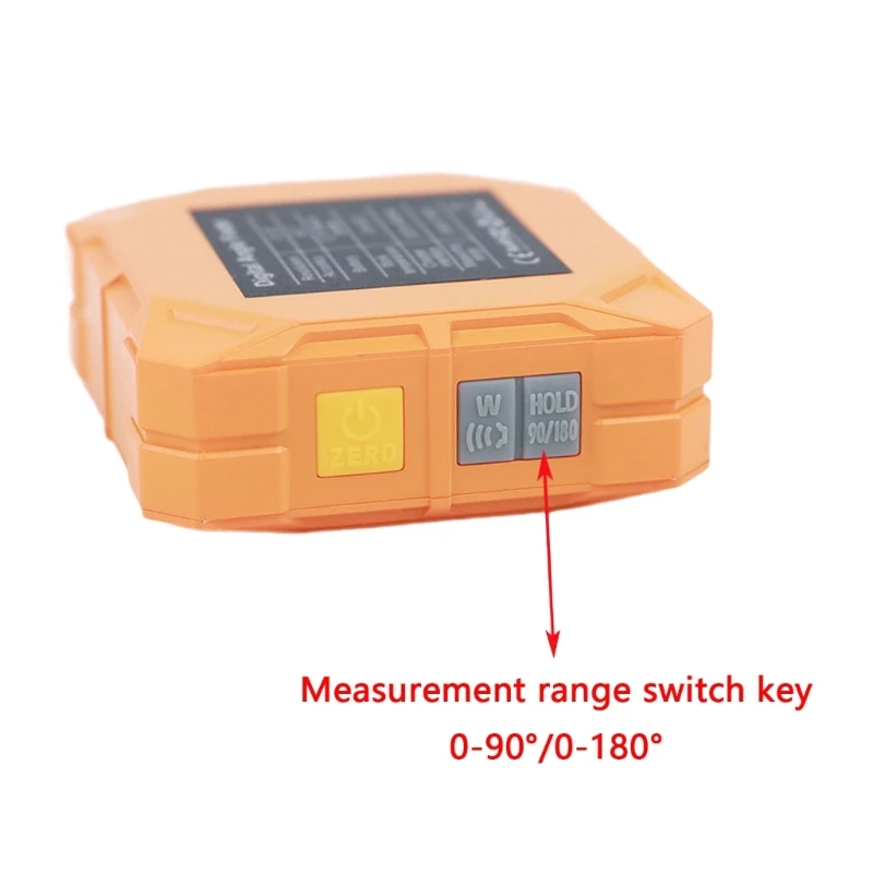 자동차 공학용 충격방지 디지털 고니오미터 0-180°각도 감지기