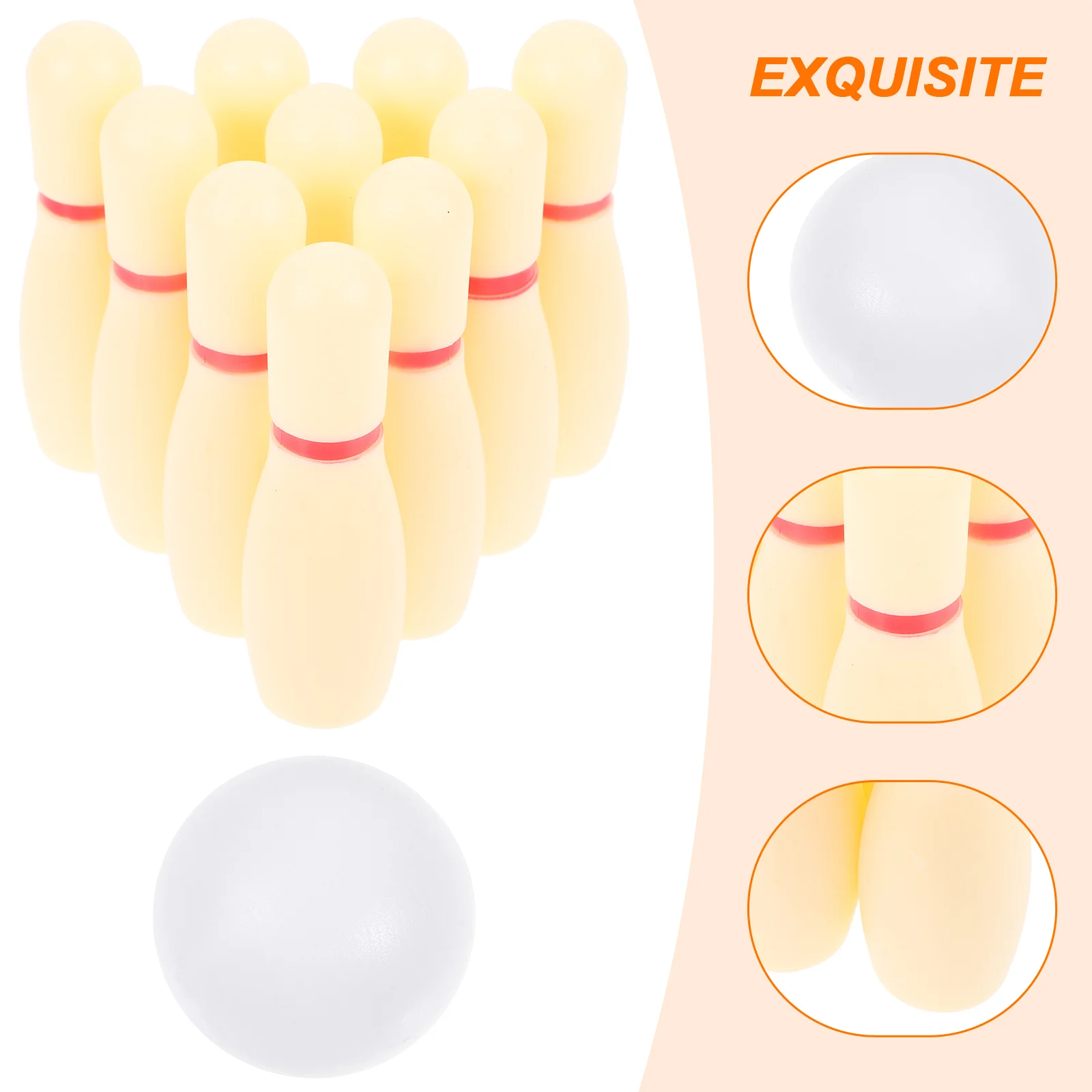 Children's Bowling for Toddlers Tabletop Game Plastic Toys Ball Indoor
