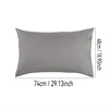 1pc 100% Cotton brushed Color block Pillowcases , Super Soft and Cozy, Wrinkle, Fade, Stain Resistant with Envelope Closure 3