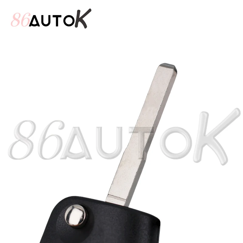 Car Flip Folding Remote Control Fob Case Cover Replacement for Ford Focus Fiesta C-Max K-Uncut Car Blank Key Shell 3 Buttons, key case, car key shell, key cover, folding car key shell, fob cover, key fob replacement