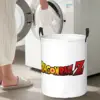 DBZ Logo Foldable Laundry Baskets Dirty Clothes Home Organizer Large Waterproof Hamper For Home Kids 4