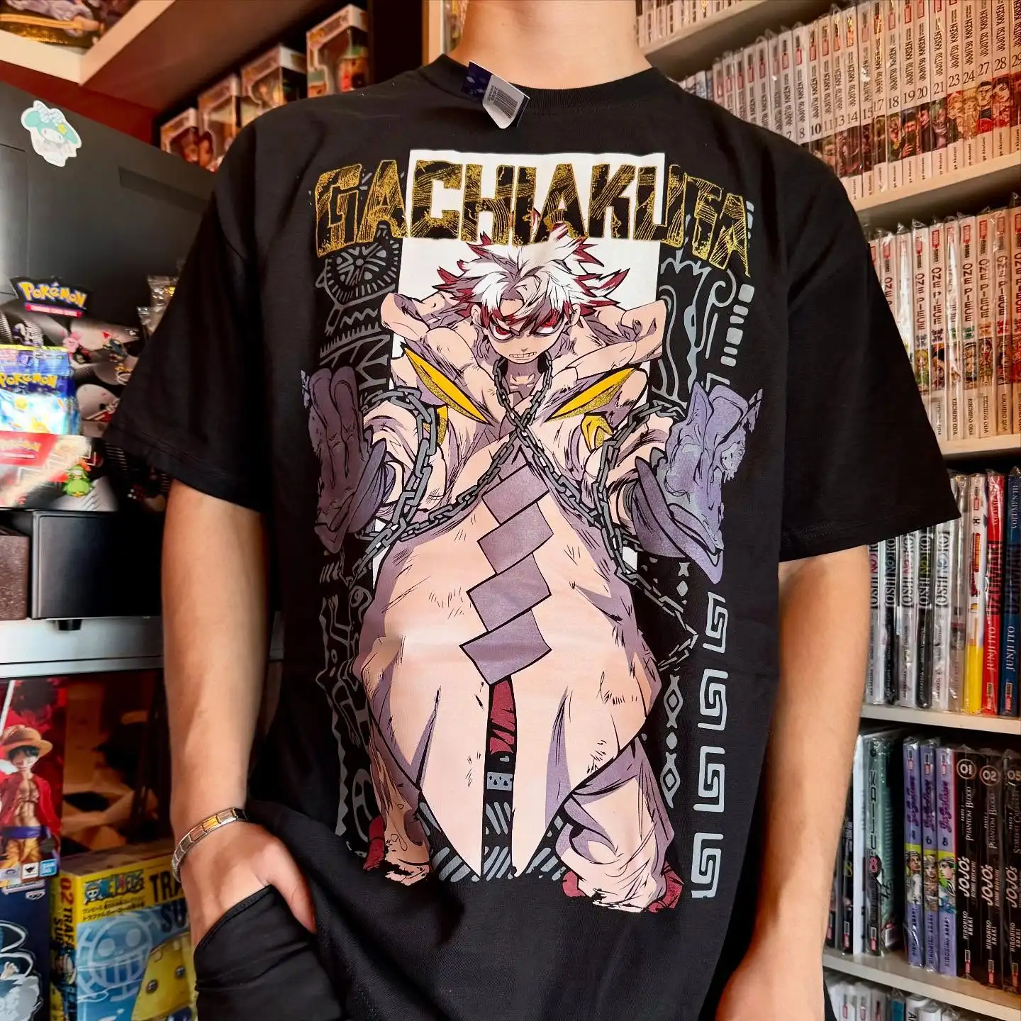 T-shirt Anime Gachiakuta Rudo / Zanka - Motif Graphique, 100% Coton, Tailles S à 5XL