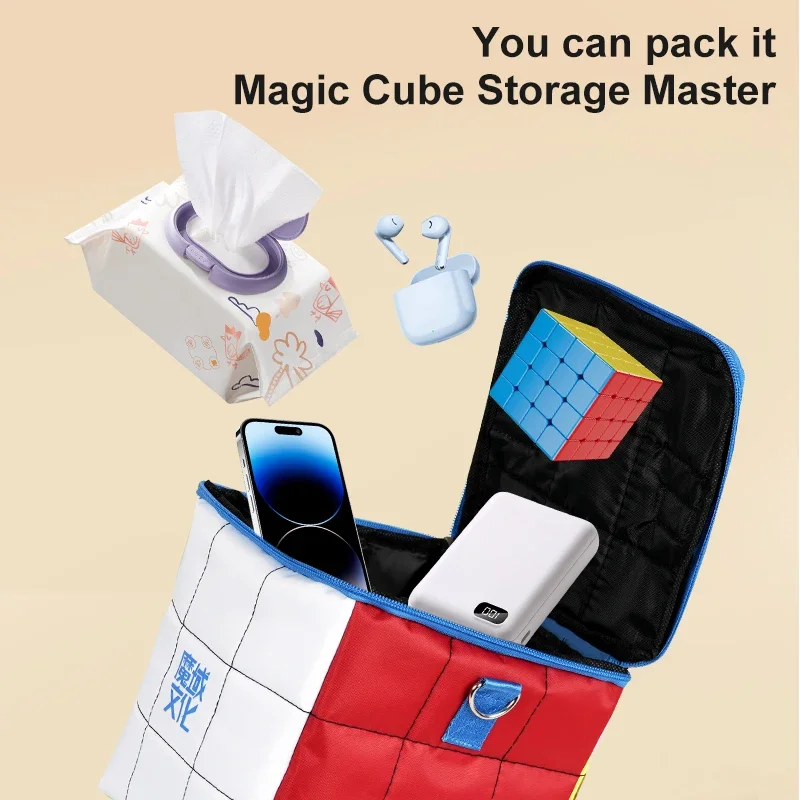 [CubeFun]MoYu Multi Functional Magic Cube Pack Organizer Bag Competition Receive Travel Leisure Handbag Children For Gifts 3